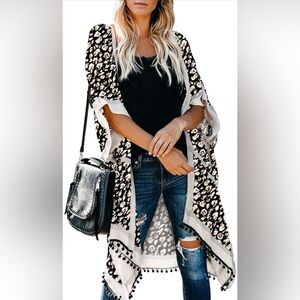 NWT Dokotoo Women’s Summer Beach Hawaiian  Kimono Cardigans Swimsuits Cover